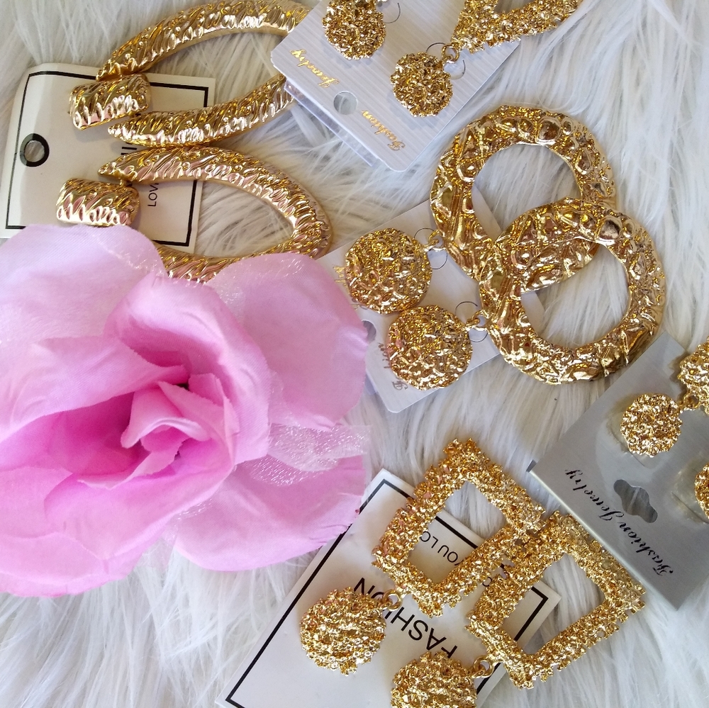 Gold Boheimian Style Earrings